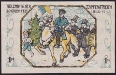 Almanya 1 Mark Notgeld 1922 Çil Filigranlı