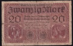 Almanya 20 Mark 1918 İyi
