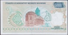 7.EMİSYON 1.TERTİP 5000 LİRA A48 393794 ÇÇT