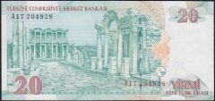 8.Emisyon 20 YTL A17 204928 Çok Çok Temiz+