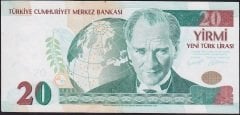 8.Emisyon 20 YTL A17 204928 Çok Çok Temiz+