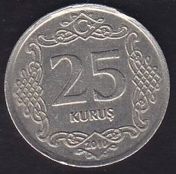 2010 Yılı 25 Kuruş