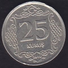 2010 Yılı 25 Kuruş