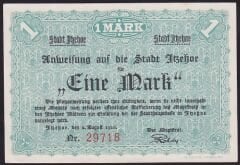 Almanya 1 Mark Notgeld 1920 Çil Filigranlı