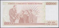 7.Emisyon 3.Tertip 100000 Lira J11 604790 Çilaltı