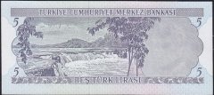 6.Emisyon 2.Tertip 5 Lira K85 182974 Çilaltı Çil