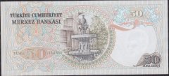 6.Emisyon 1.Tertip 50 Lira D33 320469 Çilaltı Çil