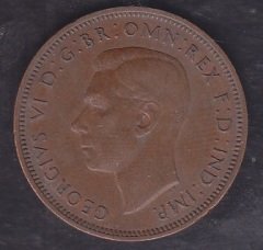 İNGİLTERE HALF (1/2) PENNY 1948