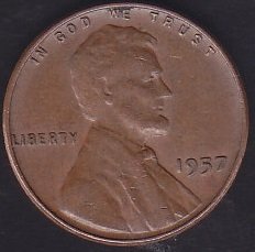AMERİKA 1 CENT 1957