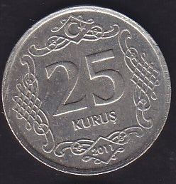 2011 Yılı 25 Kuruş