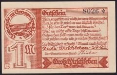 Almanya 1 Mark Notgeld 1921 Çil