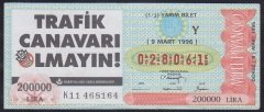 1996 9 MART YARIM BİLET
