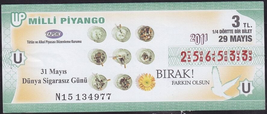 2011 29 Mayıs Çeyrek Bilet - U Serisi