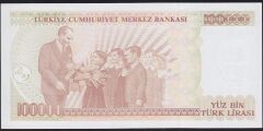 7.Emisyon 3.Tertip 100000 Lira J01 521615 Çil