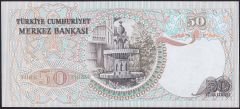 6.Emisyon 2.Tertip 50 Lira I89 404004 Çil