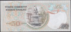 6.Emisyon 1.Tertip 50 Lira D11 214865 Ççt +