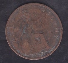 İNGİLTERE HALF (1/2) PENNY 1928