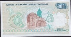 7.EMİSYON 1.TERTİP 5000 LİRA A35 056471 ÇÇT ÇİLALTI