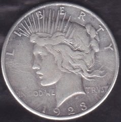 Amerika 1 Dolar 1923 Gümüş