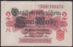 ALMANYA 2 MARK 1914 ÇOK TEMİZ