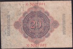 Almanya 20 Mark 1914 Çok Temiz