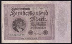 Almanya 100000 Mark 1923 Çok Temiz