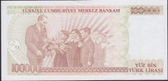 7.Emisyon 3.Tertip 100000 Lira I88 810444 Çilaltı Çil