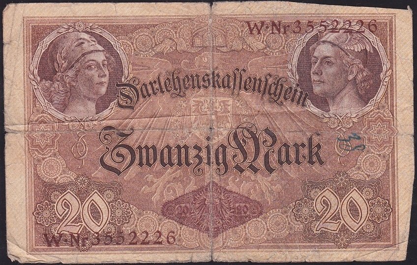 Almanya 20 Mark 1914 Haliyle