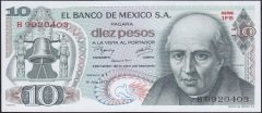 MEKSİKA 10 PESOS 1977 ÇİL