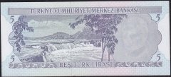 6.Emisyon 2.Tertip 5 Lira K79 047594 Çil