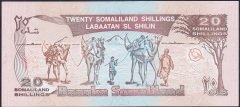 SOMALİLAND 20 ŞİLİN 1994 ÇİL P-3