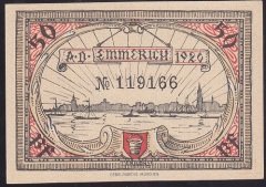 ALMANYA 50 PFENNİNG NOTGELD 1920 ÇİL