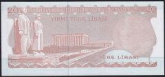 6.Emisyon 3.Tertip 20 Lira H41 099807 Çilaltı Çil