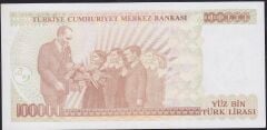 7.Emisyon 3.Tertip 100000 Lira I15 603966 Çilaltı
