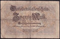 Almanya 20 Mark 1914 Temiz ( 6 Rakam )