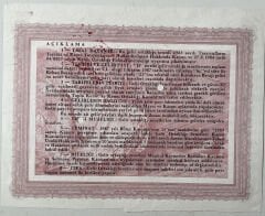 Karakaya Barajı Hisse Senedi 100.000 Lira 1987