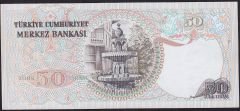 6.Emisyon 2.Tertip 50 Lira J01 450776 Çilaltı Çil