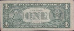 AMERİKA 1 DOLAR 1957 TEMİZ ( TEMİZLENMİŞ)