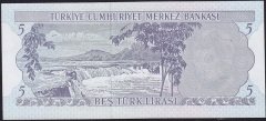 6.Emisyon 2.Tertip 5 Lira K73 292930 Çilaltı Çil