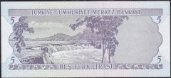 6.Emisyon 1.Tertip 5 Lira C54 041936 Çil