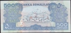 Somaliland 500 Şiling 2011 ÇİL Pick 6h