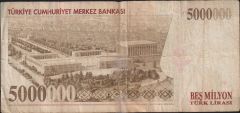 7.Emisyon 5 000 000 Lira M07 080345 Haliyle