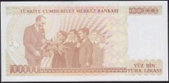 7.Emisyon 3.Tertip 100000 Lira H90 504707 Çil