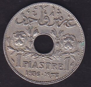 Lübnan 1 Piastre 1936