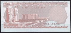 6.Emisyon 3.Tertip 20 Lira H19 483882 Çilaltı Çil