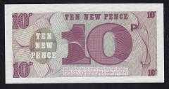 İNGİLTERE 10 YENİ PENCE 1972 ÇİL
