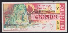 1977 19 TEMMUZ YARIM BİLET