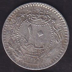 1327 / 7 ( Elgazi ) Reşat 10 Para (