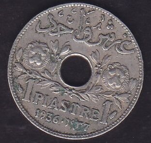 Lübnan 1 Piastre 1936