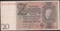 Almanya 20 Mark 1929 Çok Temiz+